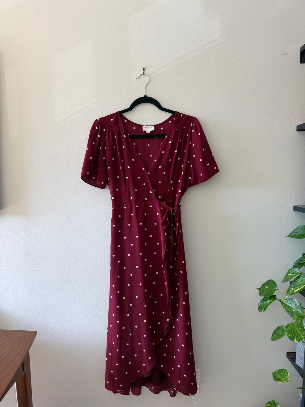 Polka Dot Wrap Dress